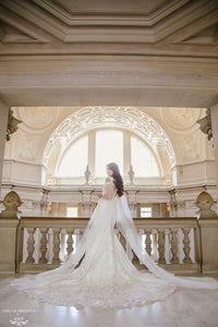 Lace Mermaid Wedding Dress (#ANASTASIA) - Dream Dresses by P.M.N.