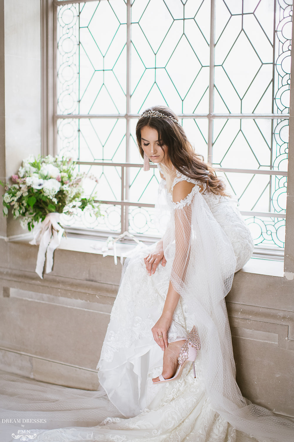 Lace Mermaid Wedding Dress (#ANASTASIA) - Dream Dresses by P.M.N.
