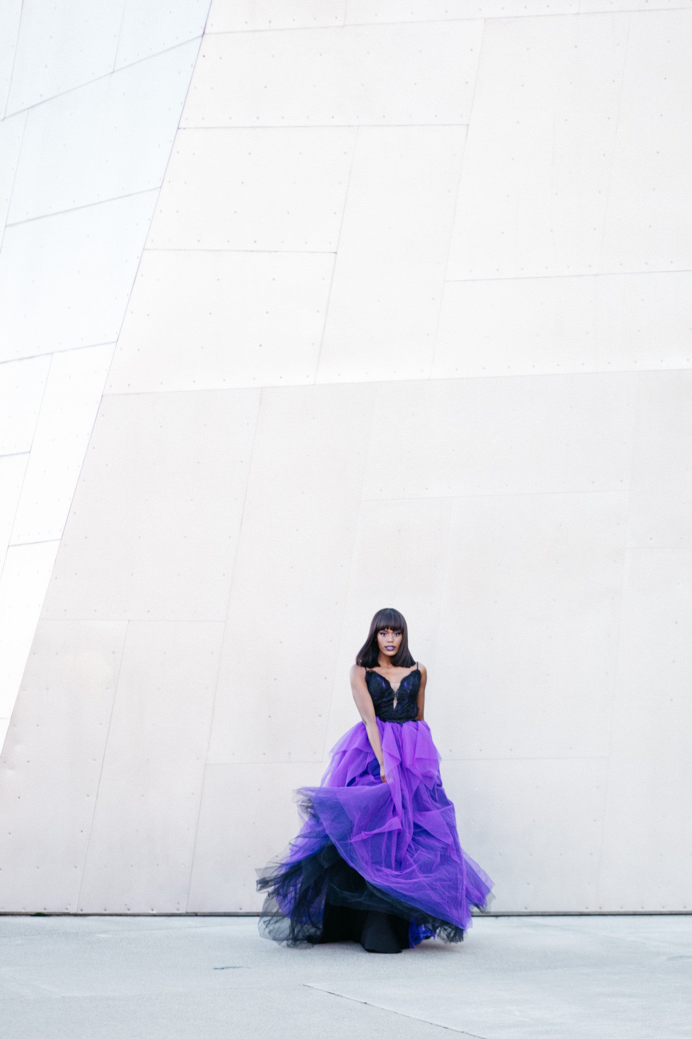 black and purple dress drifblim Ombre Beaded Long Black Prom Dress 88861 Black/Multi / 000