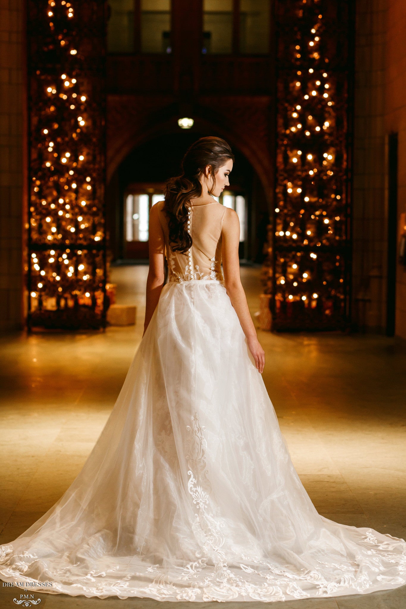 Couture Detachable Bridal Skirt (#Berthe) - Dream Dresses by P.M.N
 - 2