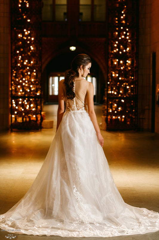 Couture Detachable Bridal Skirt (#Berthe) - Dream Dresses by P.M.N
 - 1