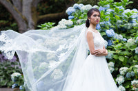 Illusion Neckline Ball Gown With Hand Beaded Bodice (Style #SS16308) - Dream Dresses by P.M.N
 - 5