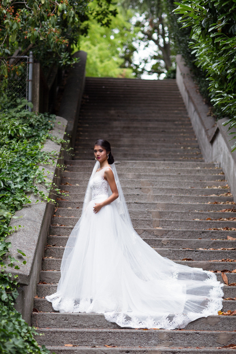 Illusion Neckline Ball Gown With Hand Beaded Bodice (Style #SS16308) - Dream Dresses by P.M.N
 - 6