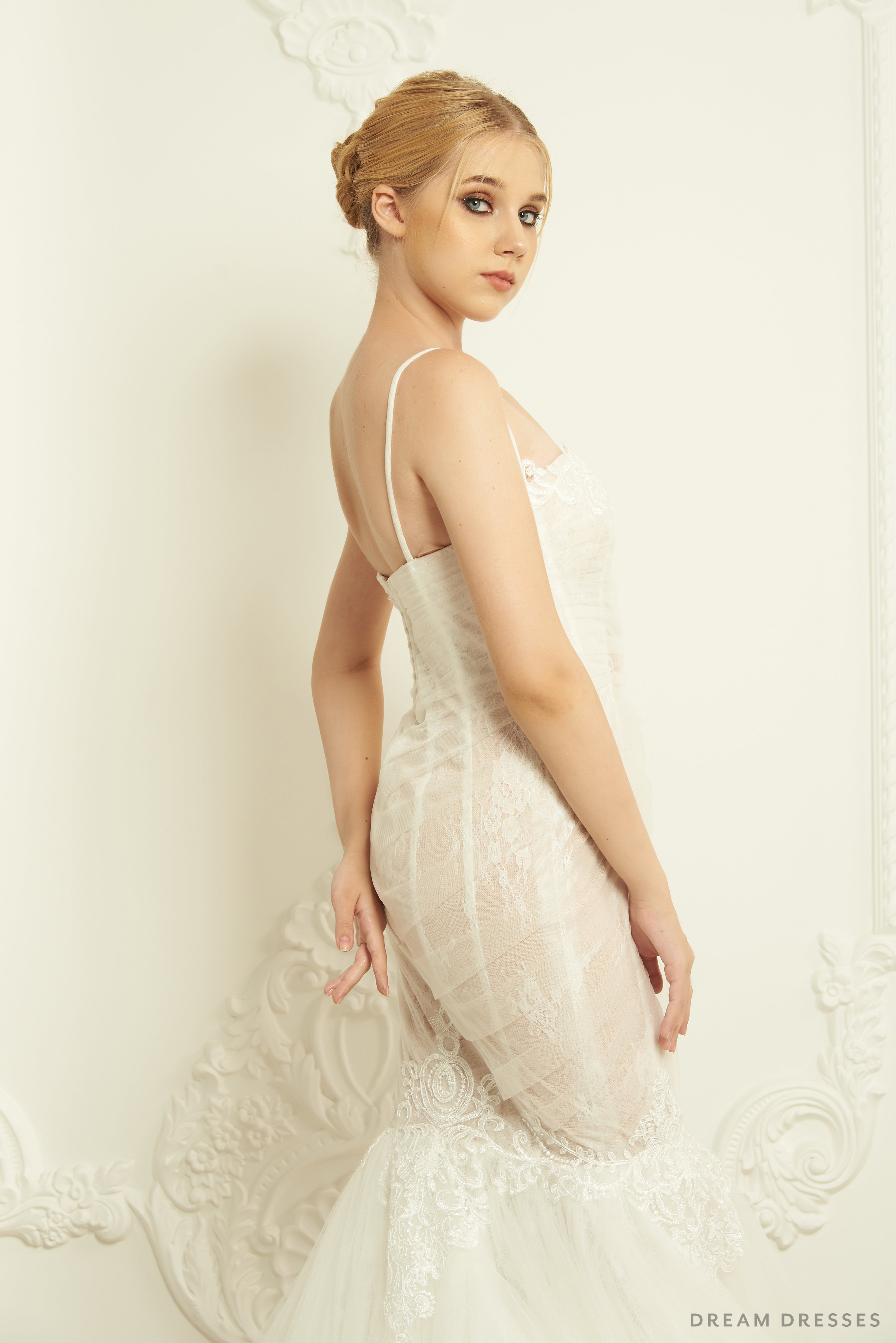 Lace Trumpet Wedding Dress (#Cierra)