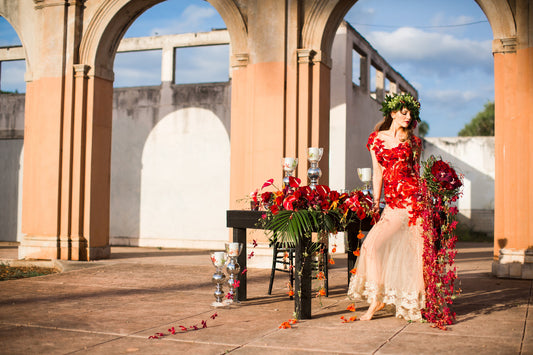 Couture Embroidery Floral Gown (#Vivien ) - Dream Dresses by P.M.N
 - 1