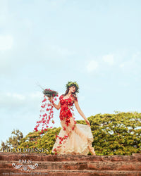 Couture Embroidery Floral Gown (#Vivien ) - Dream Dresses by P.M.N
 - 4