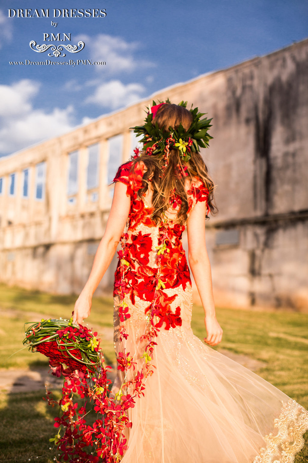 Couture Embroidery Floral Gown (#Vivien ) - Dream Dresses by P.M.N
 - 5