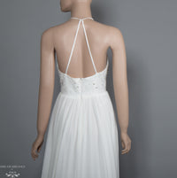 Lace and Chiffon Bohemian Wedding Dress (#Calida) - Dream Dresses by P.M.N.