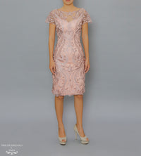 Knee Length Mother of The Bride Dress (#Camilla) - Dream Dresses by P.M.N.