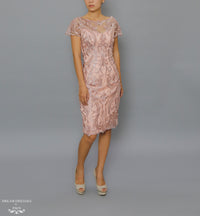 Knee Length Mother of The Bride Dress (#Camilla) - Dream Dresses by P.M.N.