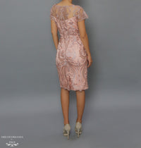 Knee Length Mother of The Bride Dress (#Camilla) - Dream Dresses by P.M.N.