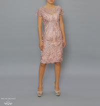 Knee Length Mother of The Bride Dress (#Camilla) - Dream Dresses by P.M.N.