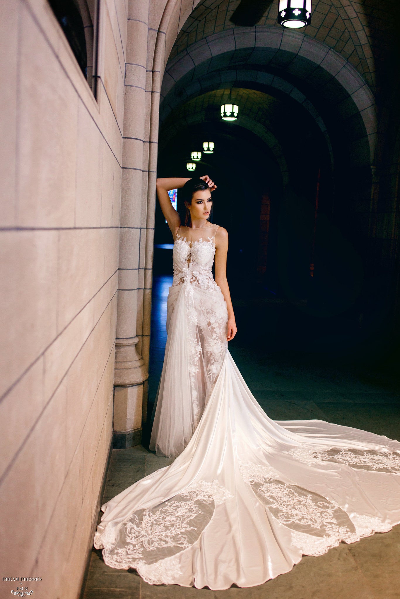Cut-Out Detachable Train (#Candide) - Dream Dresses by P.M.N.