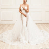 Detachable Bridal Train (#Catia) - Dream Dresses by P.M.N.