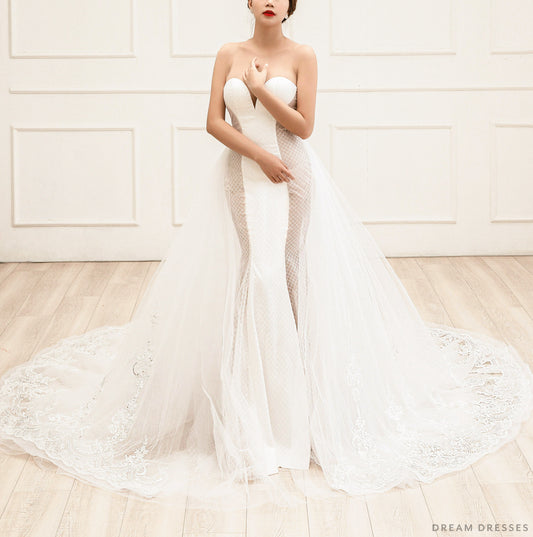 Detachable Bridal Train (#Catia) - Dream Dresses by P.M.N.