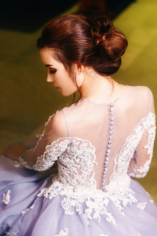 Tiered Tulle Ball Gown (#Cherilyn) - Dream Dresses by P.M.N
 - 1