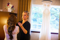 Lace Wedding Gown With Cut-Out (#Cindy) - Dream Dresses by P.M.N.