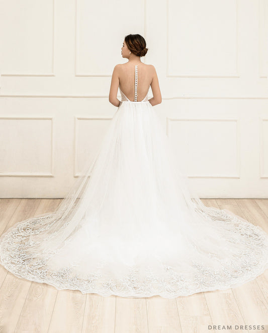 Detachable Bridal Train (#Catia) - Dream Dresses by P.M.N.