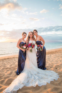 Low Back Mermaid Wedding Dress (#Dakotah) - Dream Dresses by P.M.N.