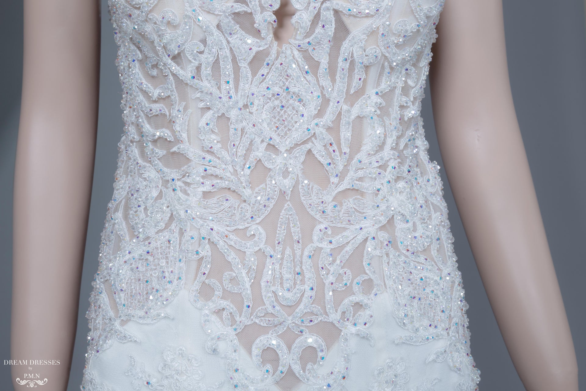 Low Back Mermaid Wedding Dress (#Dakotah) - Dream Dresses by P.M.N.