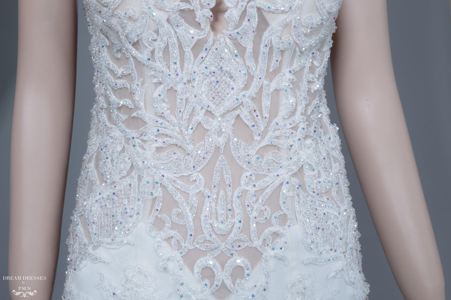 Low Back Mermaid Wedding Dress (#Dakotah) - Dream Dresses by P.M.N.
