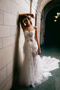 Lace illusion Bodice Wedding Dress (#Mabelle) - Dream Dresses by P.M.N
 - 8