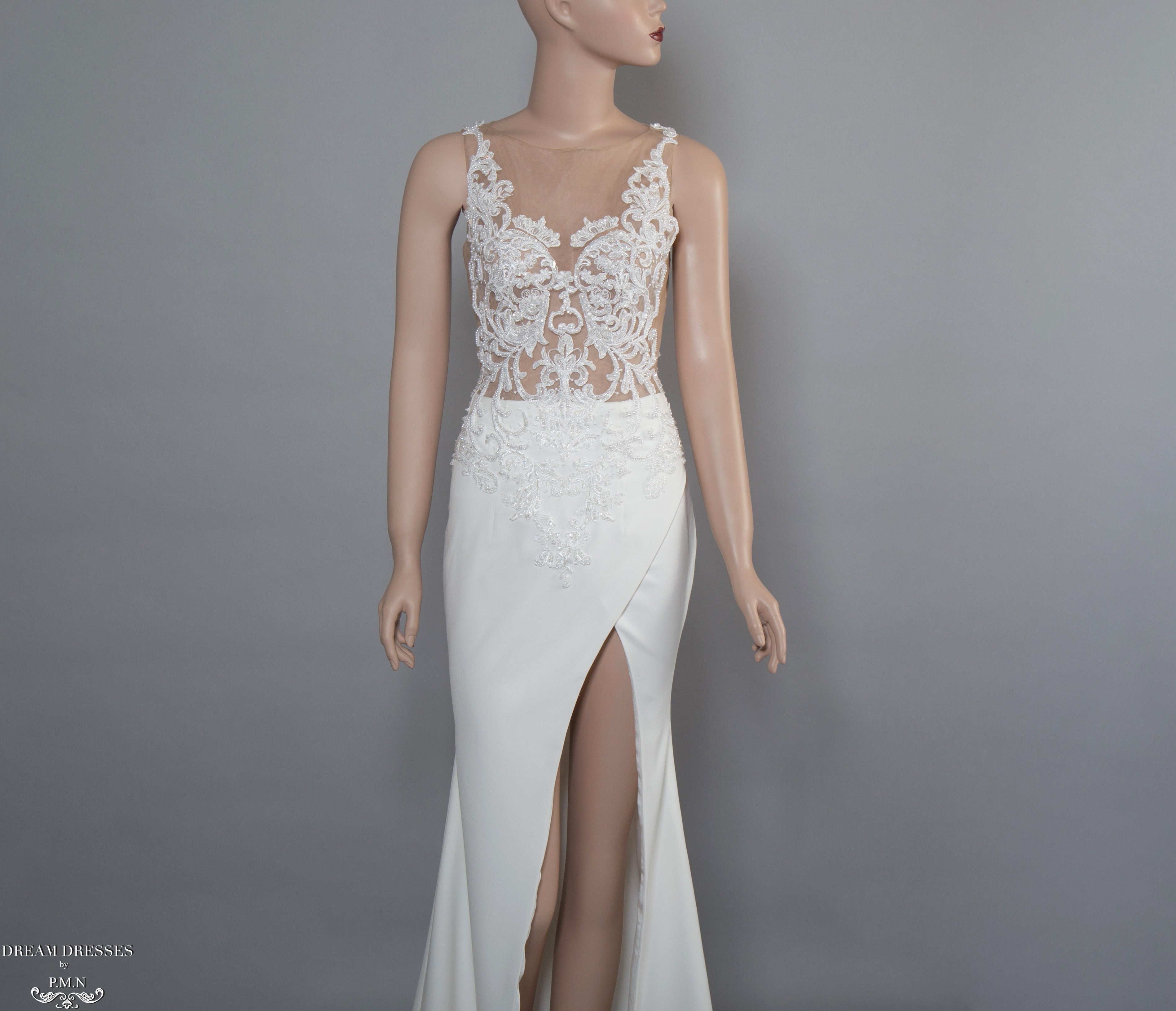 Side Split Wedding Dress (#Elexus)