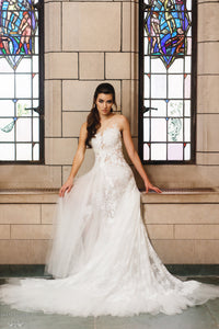Detachable Lace Train (#Estelle) - Dream Dresses by P.M.N.