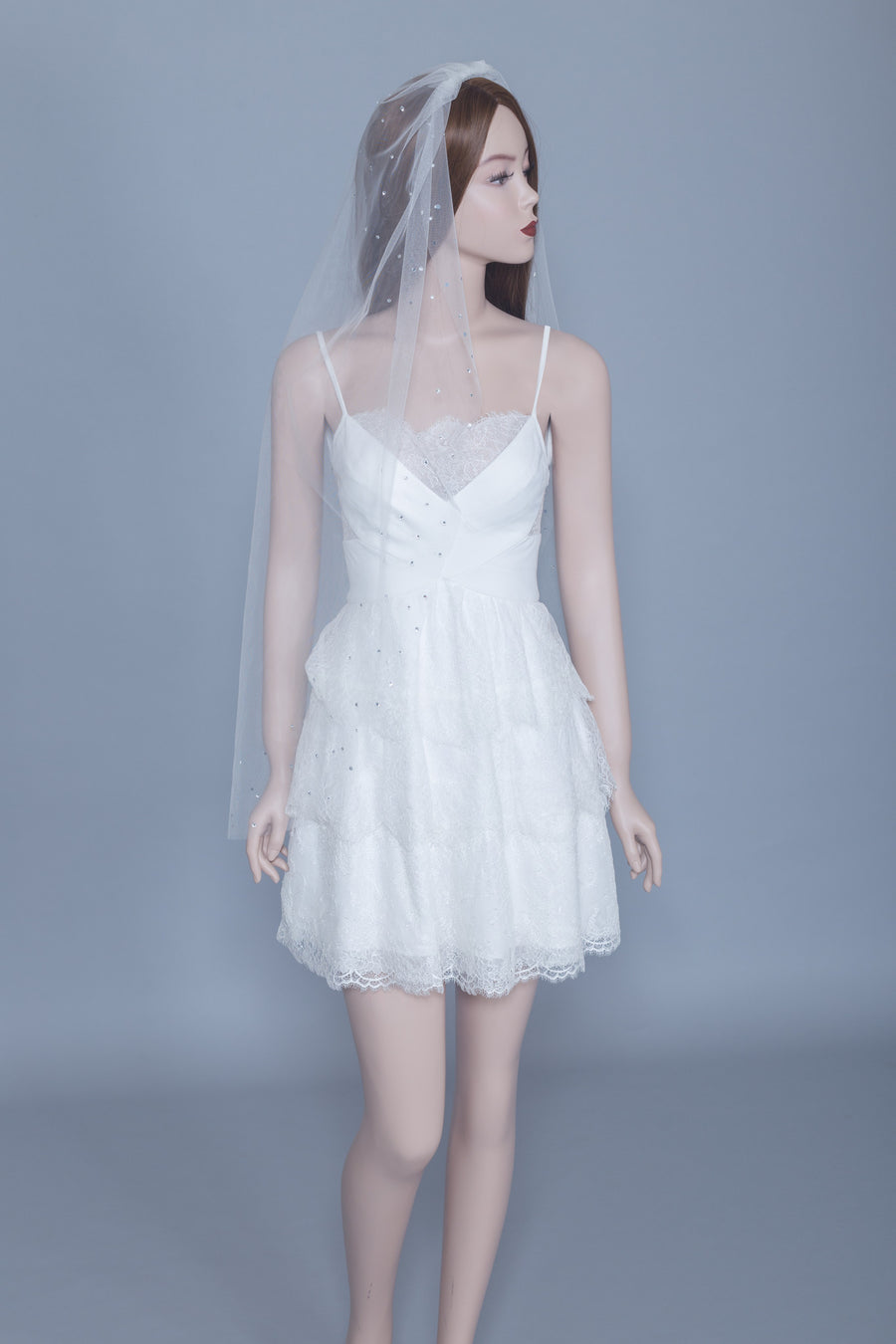 Swarovski Crystals Veil (#Gaia) - Dream Dresses by P.M.N
 - 3