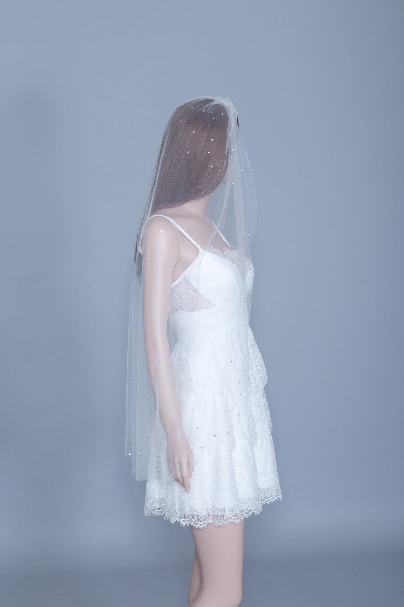 Swarovski Crystals Veil (#Gaia) - Dream Dresses by P.M.N
 - 4