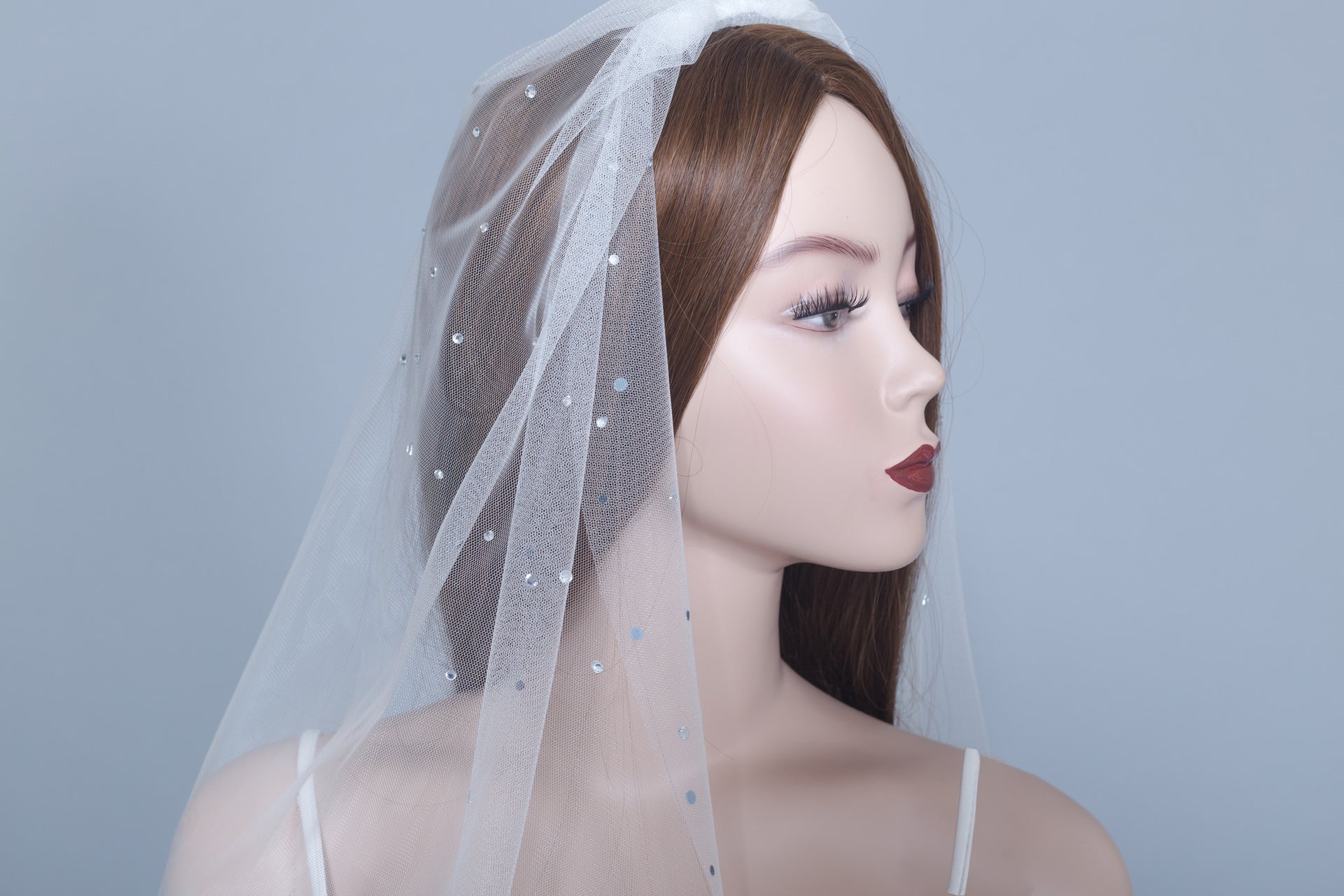 Swarovski Crystals Veil (#Gaia) - Dream Dresses by P.M.N
 - 5