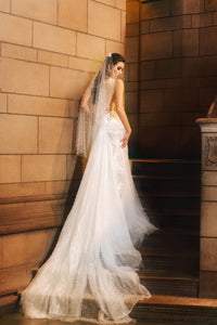 Glitter & Pearls Detachable Bridal Skirt (#Hera) - Dream Dresses by P.M.N.