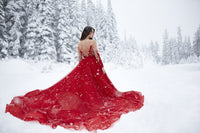 Long Sleeve Couture Ball Gown (#FA16200) - Dream Dresses by P.M.N
 - 2