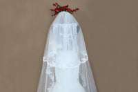 Lace Wedding Veil (#PB149) - Dream Dresses by P.M.N
 - 3