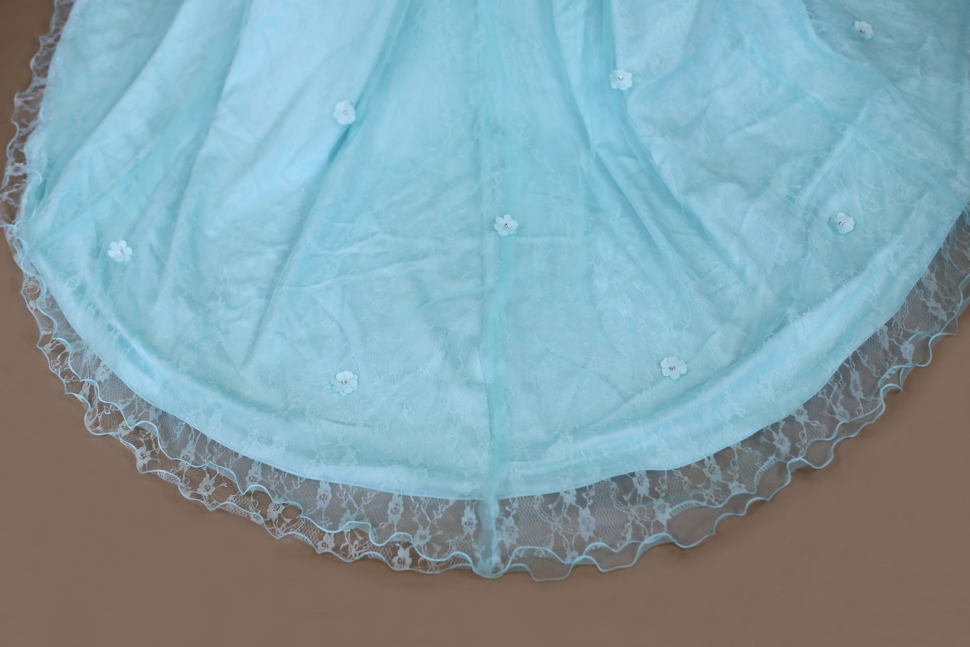 Aqua Mermaid Wedding Dress with Illusion Back (#JUDY) - Dream Dresses by P.M.N
 - 10