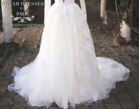 Detachable Lace Tulle Skirt (Style #SS16307) - Dream Dresses by P.M.N
 - 4