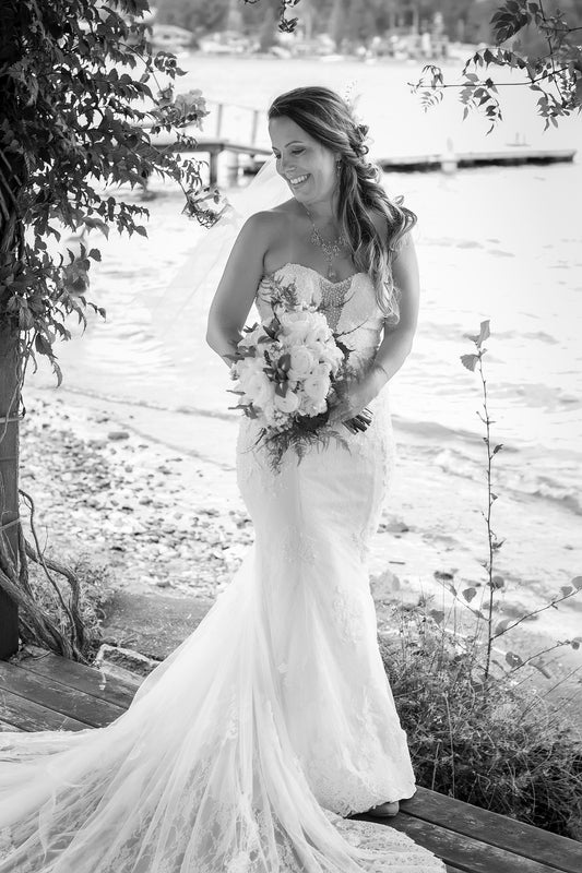 Swarovski Crystals Mermaid Wedding Dress (#Roselani) - Dream Dresses by P.M.N.