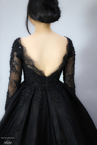 Black Ball Gown Wedding Dress (#Gabrielle) - Dream Dresses by P.M.N.