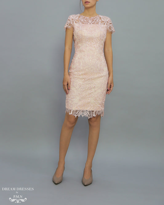 Knee Length Mother of The Bride Dress (#Janice) - Dream Dresses by P.M.N.