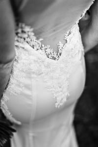 Silk Wedding Dress With Sheer Back (Style # Lily PB068) - Dream Dresses by P.M.N
 - 9