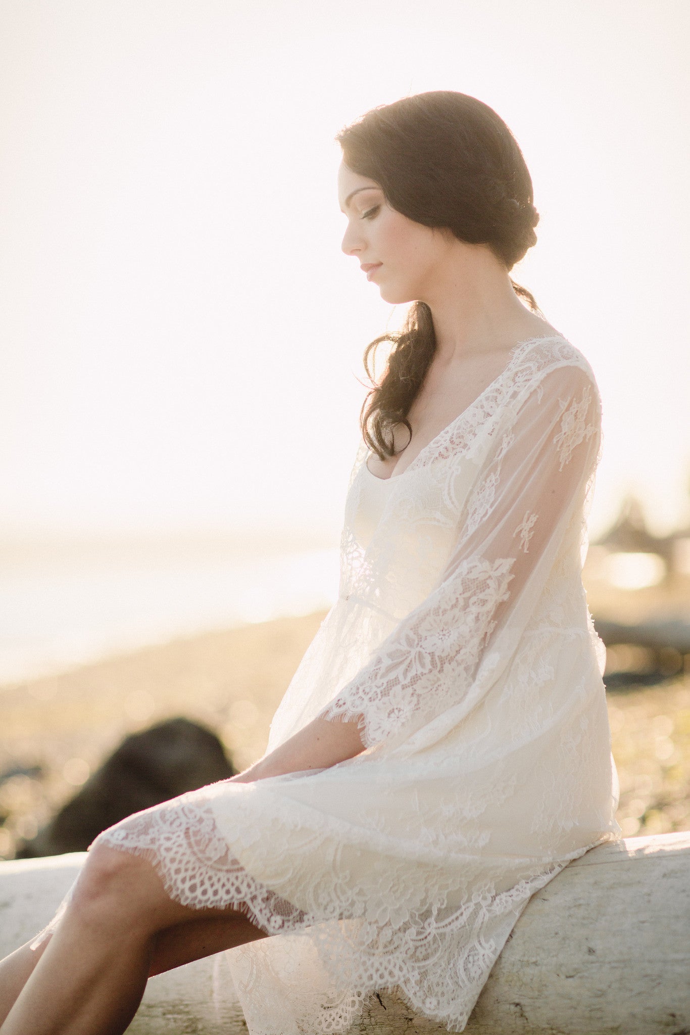 Bridal Lace Robe (#Vela)