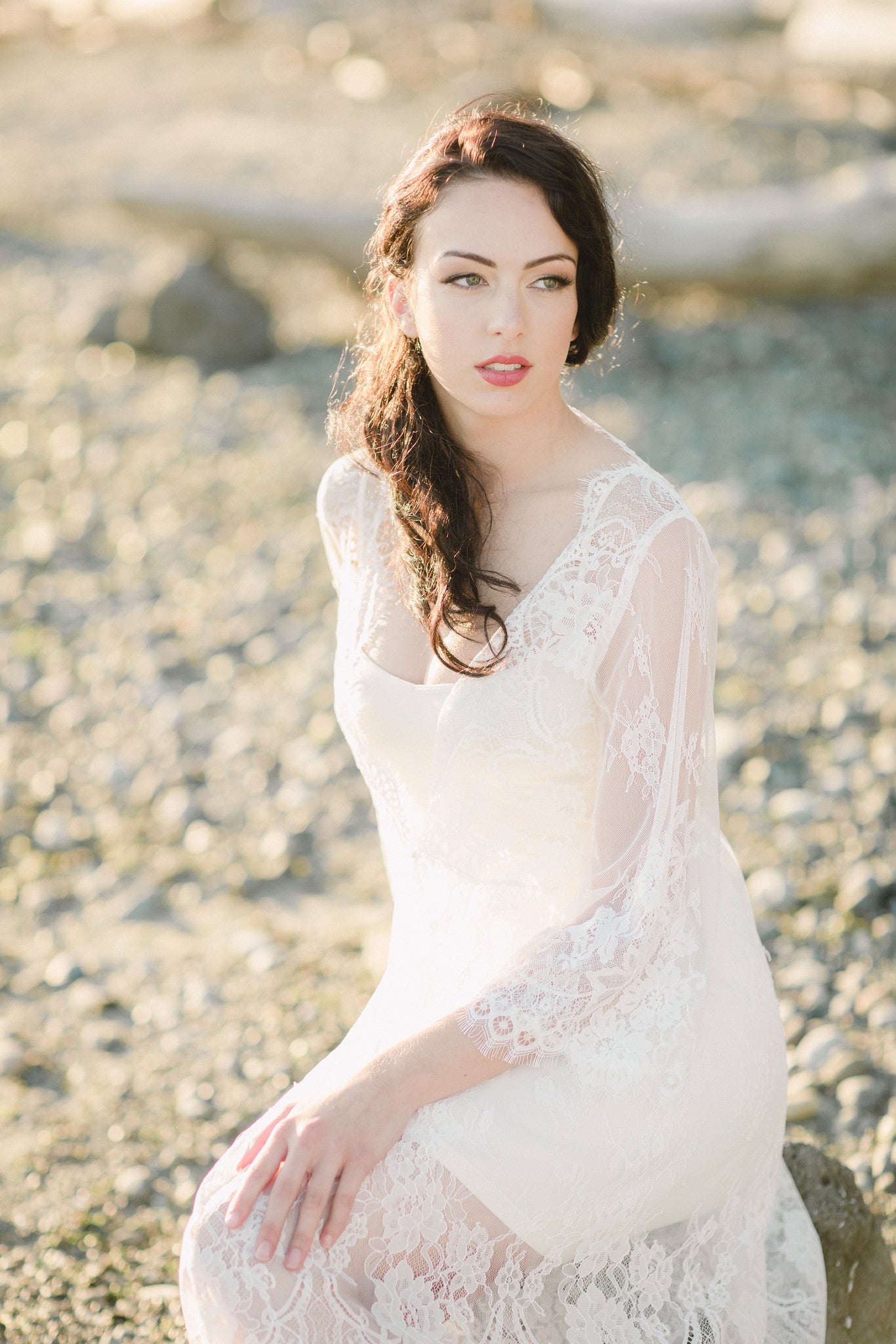 Bridal Lace Robe (#Vela)