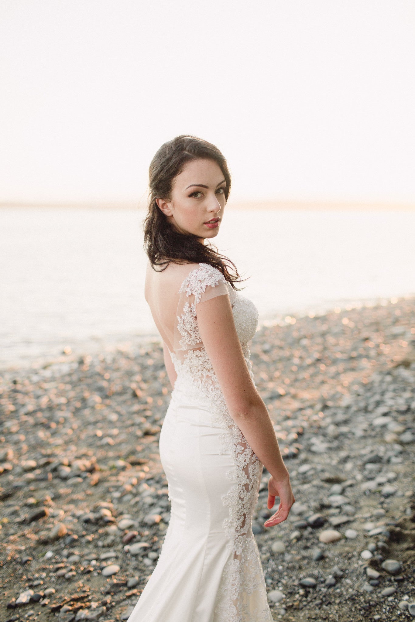 Sheath Lace Wedding Dress (Style #SS16314)