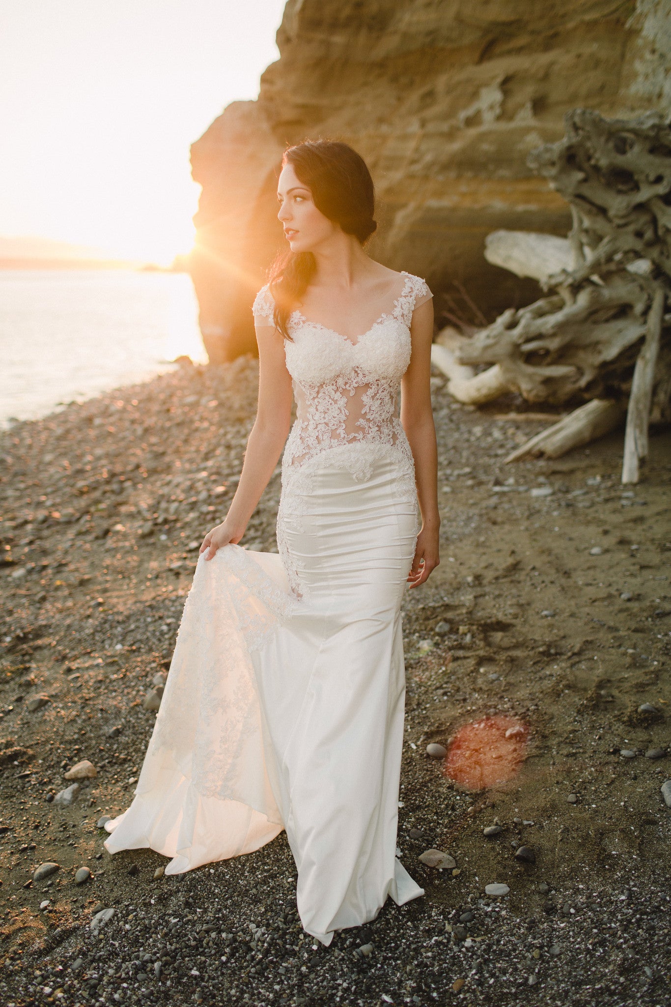 Sheath Lace Wedding Dress (Style #SS16314)