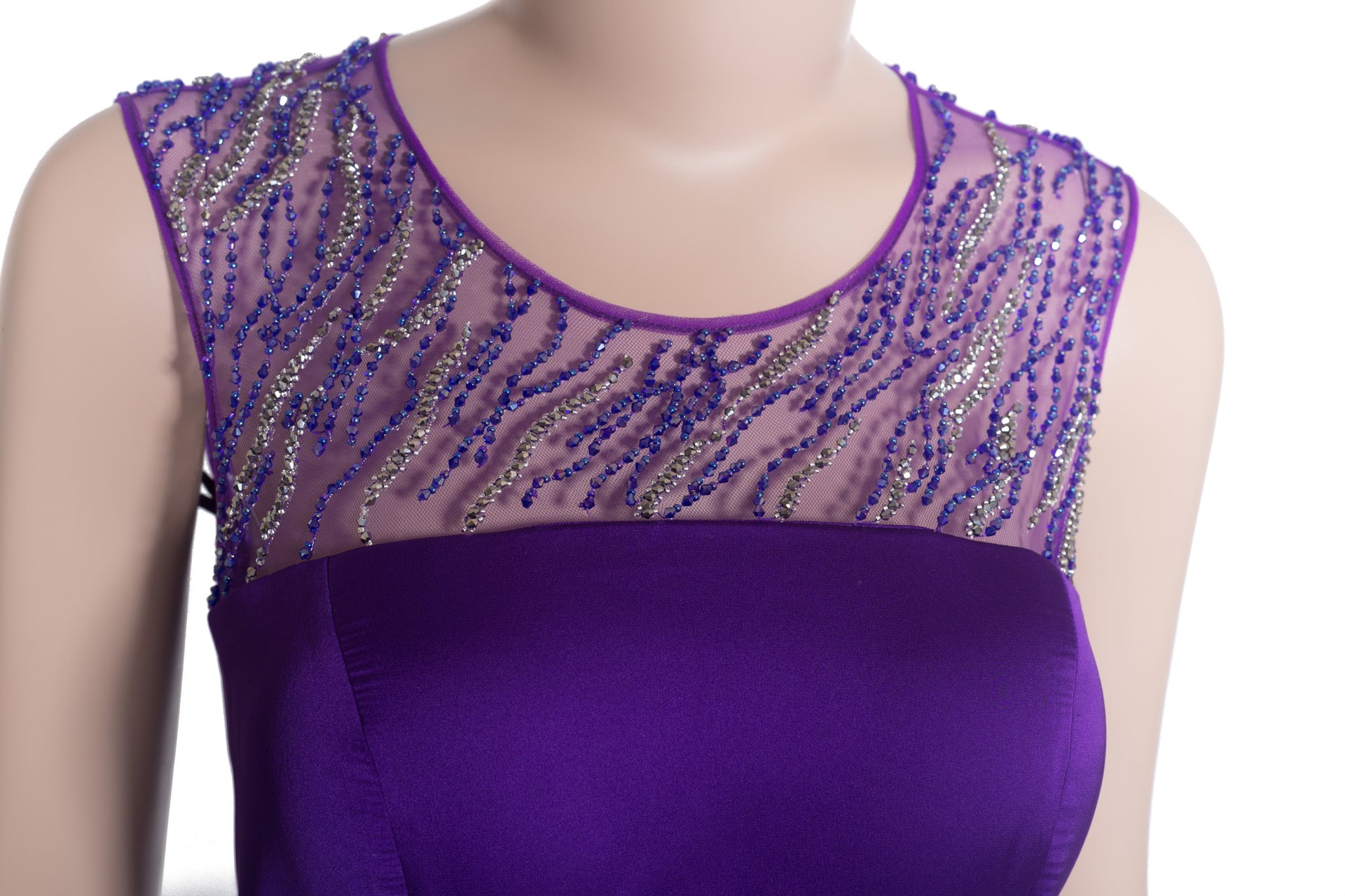Purple Bead-embellished Dress (#Nicolle) - Dream Dresses by P.M.N
 - 3