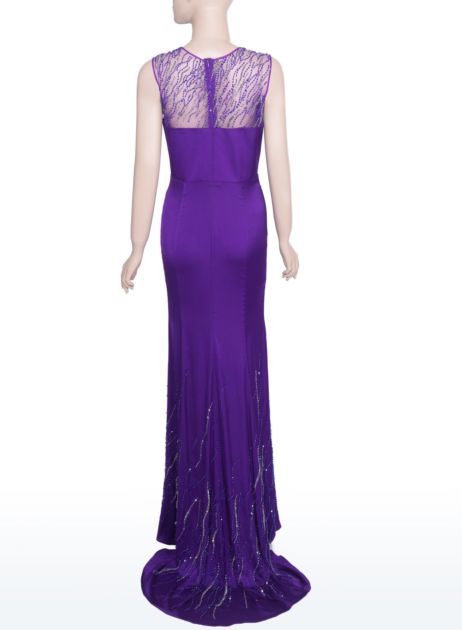 Purple Bead-embellished Dress (#Nicolle) - Dream Dresses by P.M.N
 - 5