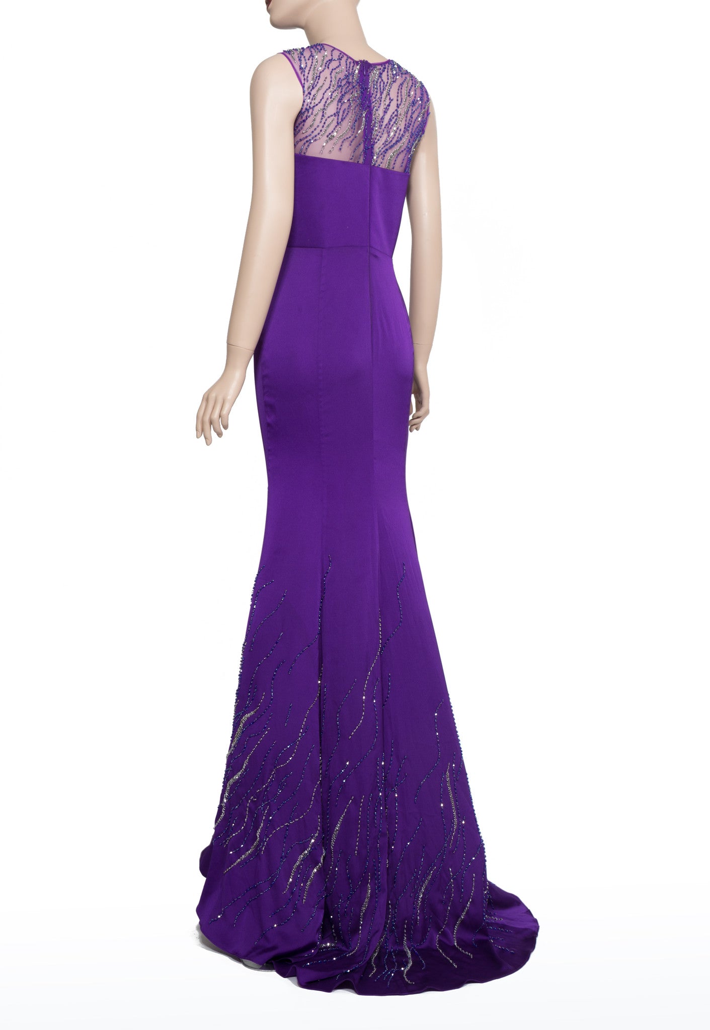 Purple Bead-embellished Dress (#Nicolle) - Dream Dresses by P.M.N
 - 7
