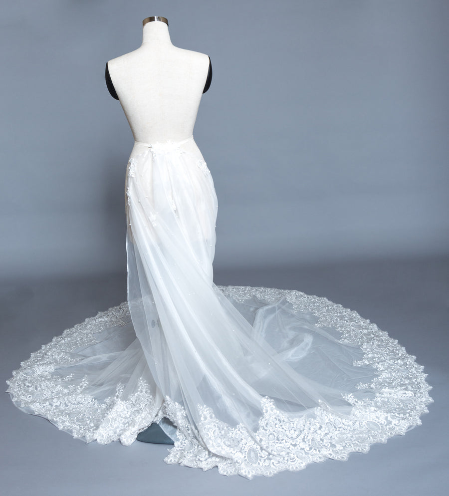 Detachable Lace Wedding Train (#Beryl) - Dream Dresses by P.M.N
 - 4