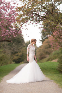 3/4 Sleeves Lace Wedding Gown (#Lucilla) - Dream Dresses by P.M.N.