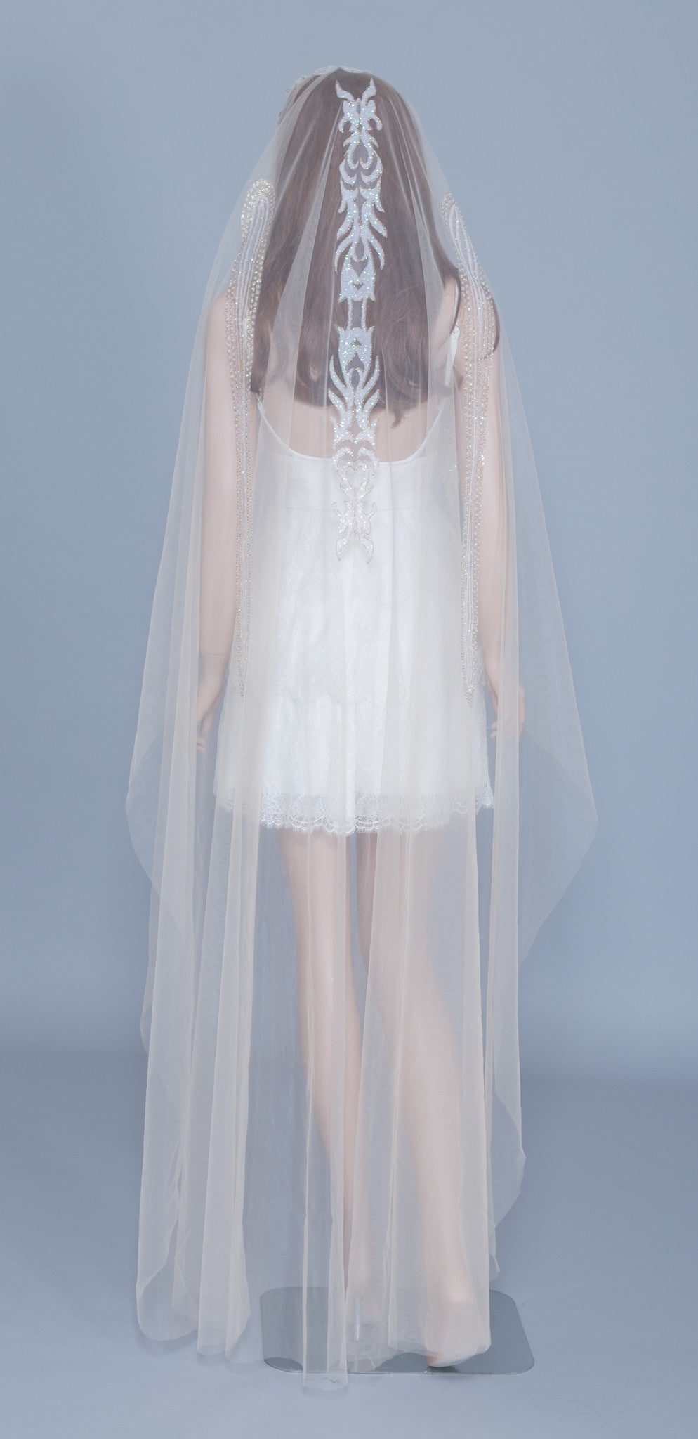 Embellished Wedding Veil (#Amara)